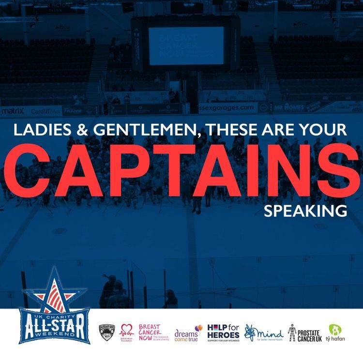 UK Charity AllStar Weekend 2023 Team Captains